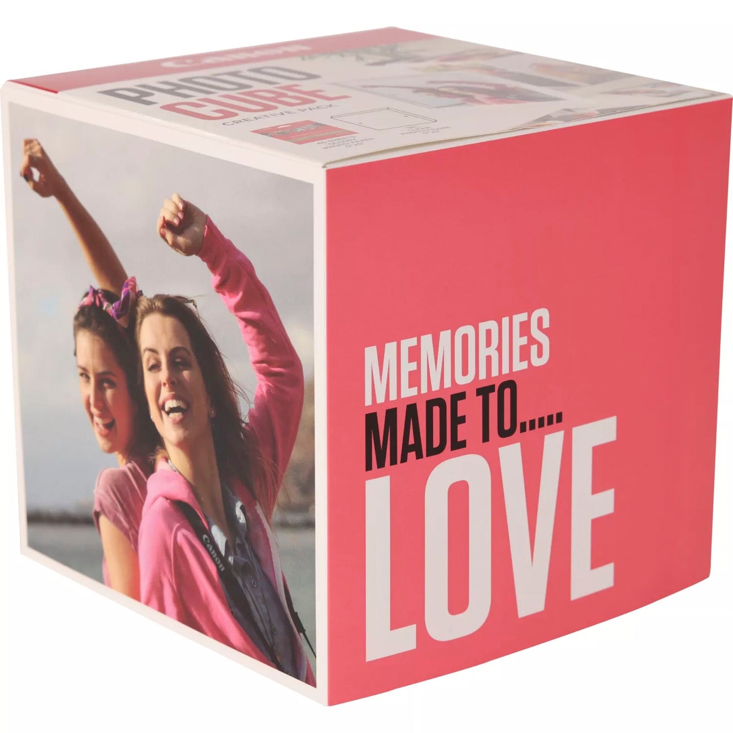 Canon PP-201 13x13 cm Photo Cube Creative Pack White Pink 40 Sh.