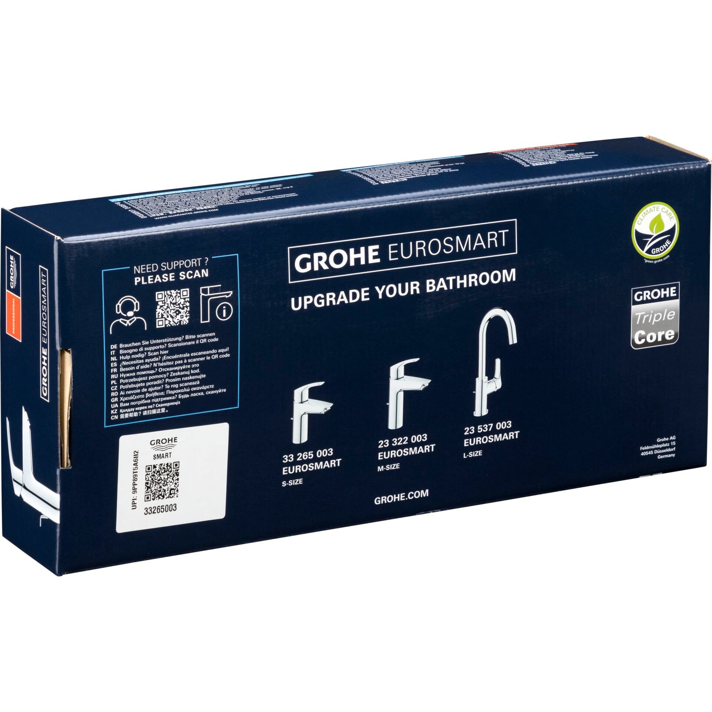 Grohe Eurosmart S-Size, 1/2 Single-Handle Bathroom Faucet