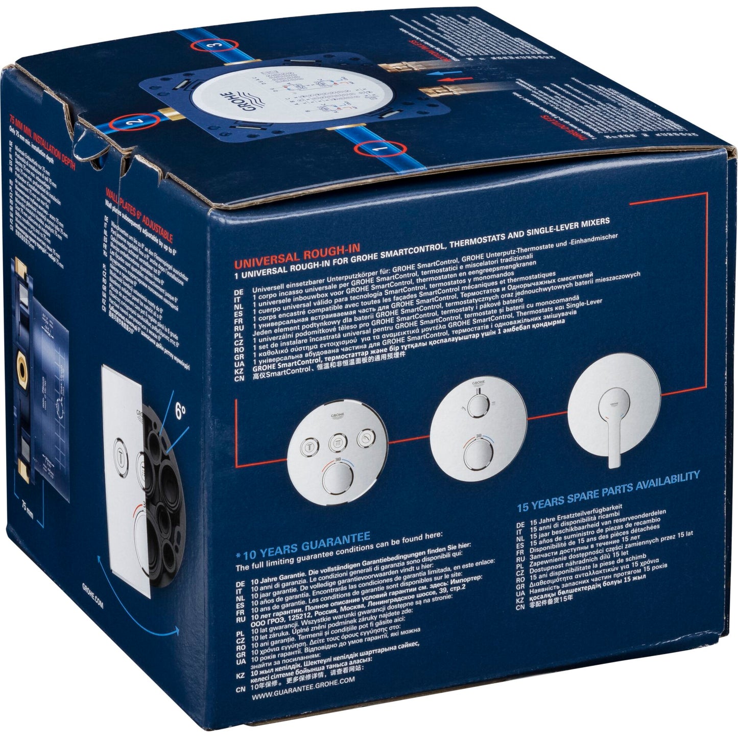 Grohe Rapido SmartBox universal Flush Mount Body, 1/2