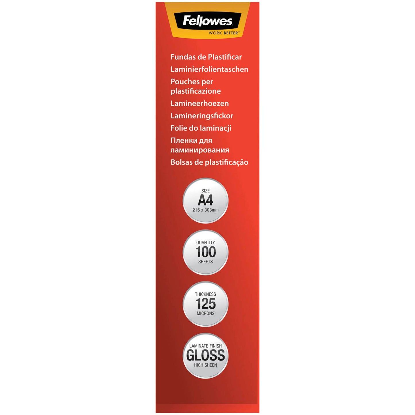 Fellowes ImageLast A4 125 micron 100-pack