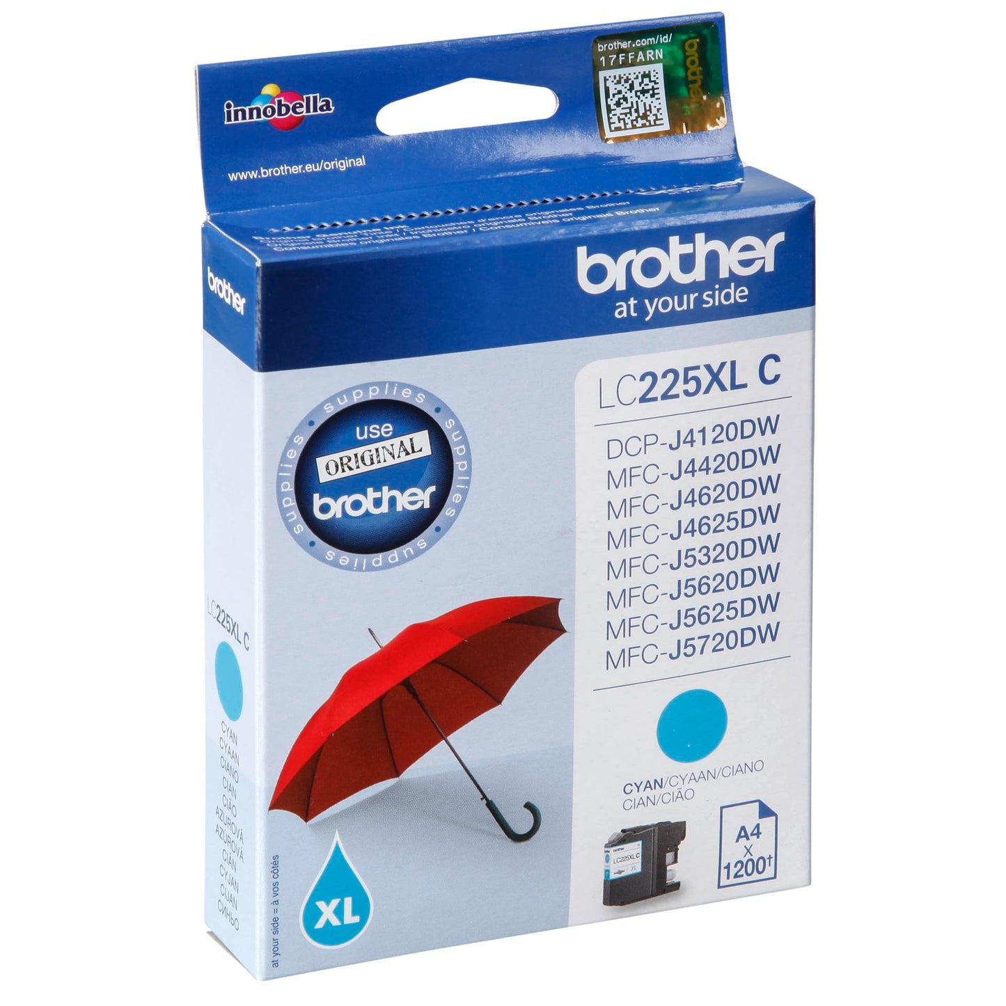 Brother LC-225 XLC cyan