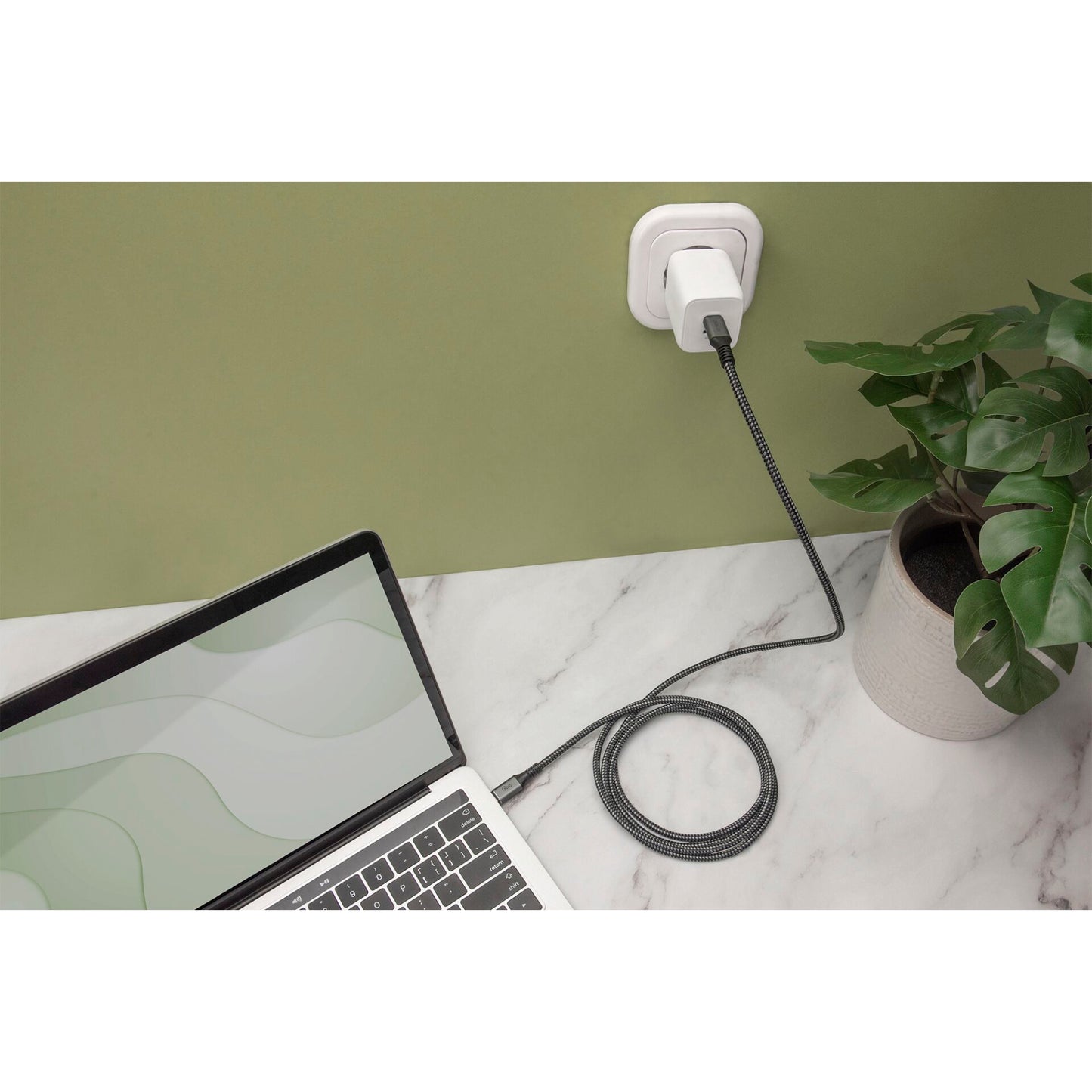 DIGITUS USB 4.0 Typ-C Cable 3m AL-Case PP braid 4K/60Hz PD3.0