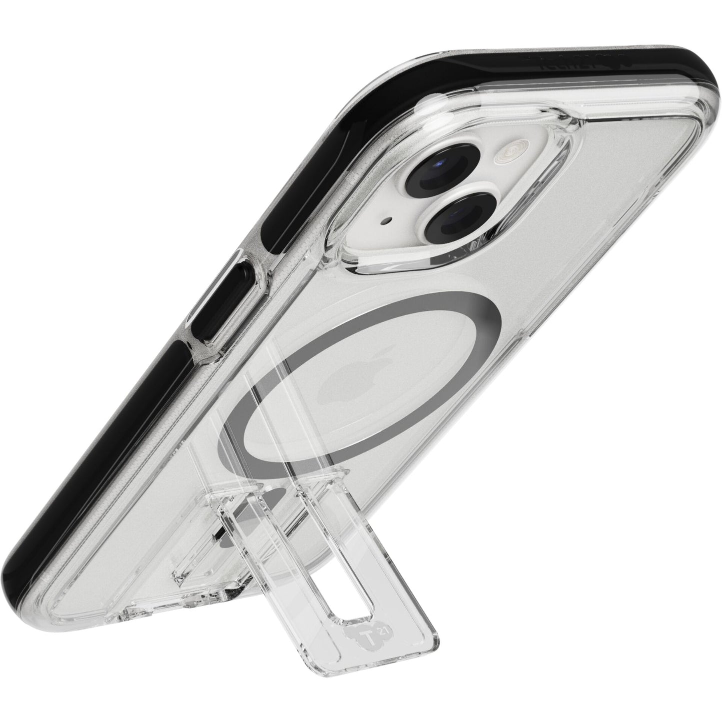 Tech21 EvoCrystal Kick Case MagSafe for iP 15 Clear/Black
