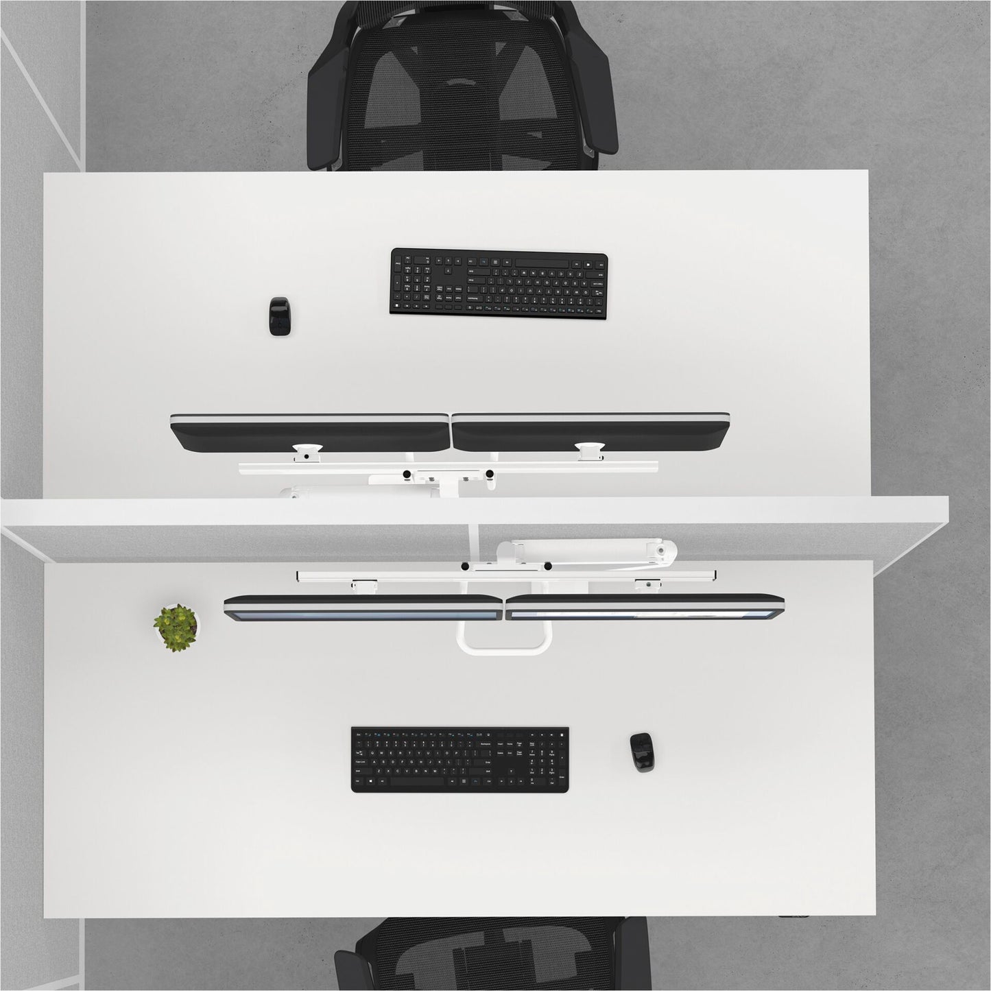 Fellowes Eppa Crossbar Monitor Arm white