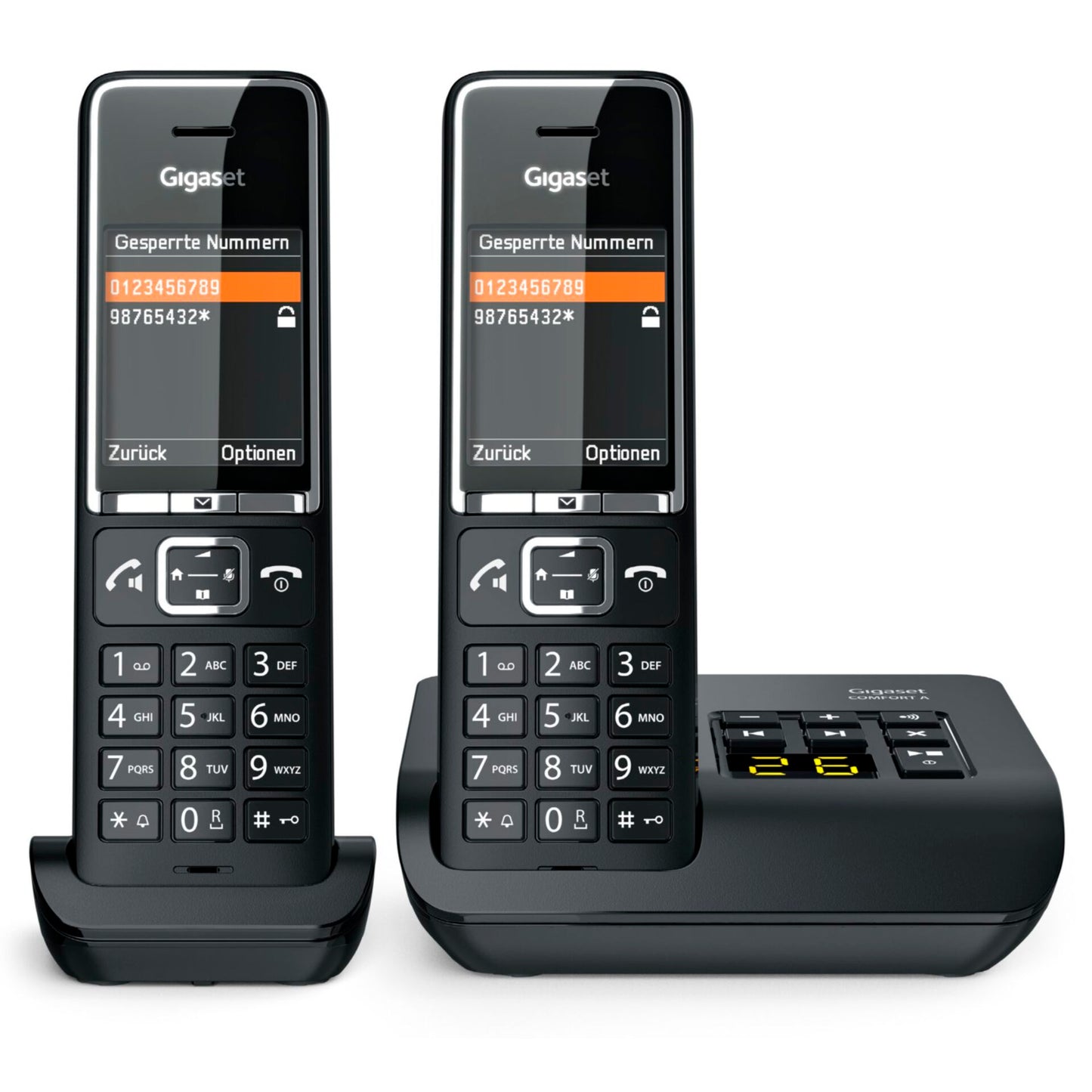 Gigaset Comfort 550A duo black/chrome