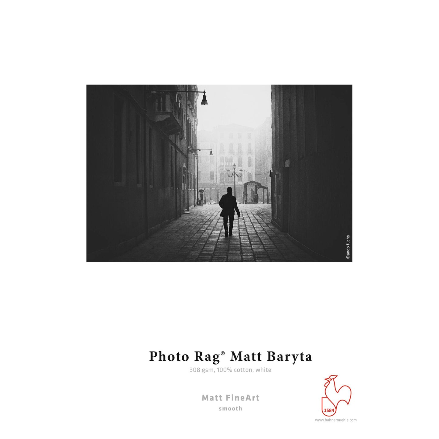 Hahnemühle Photo Rag Baryta A 4 308 g, 25 Sheet, matt