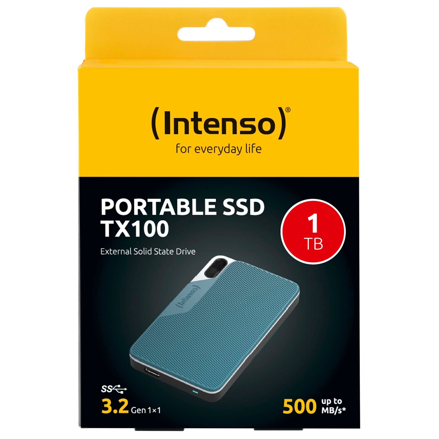 Intenso externe SSD TX100 1TB USB 3.2 Gen 1x1 grey-blue