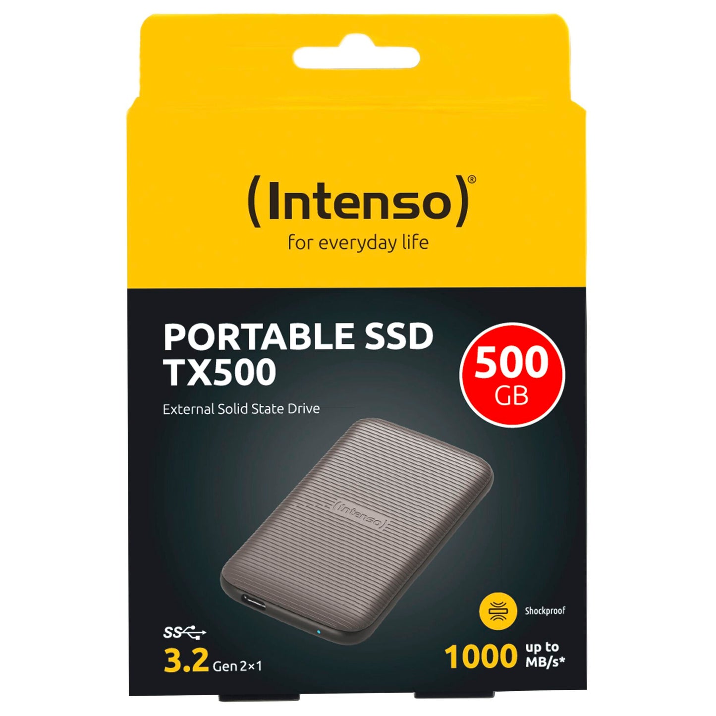 Intenso externe SSD TX500 500GB USB 3.2 Gen 2x1 brown