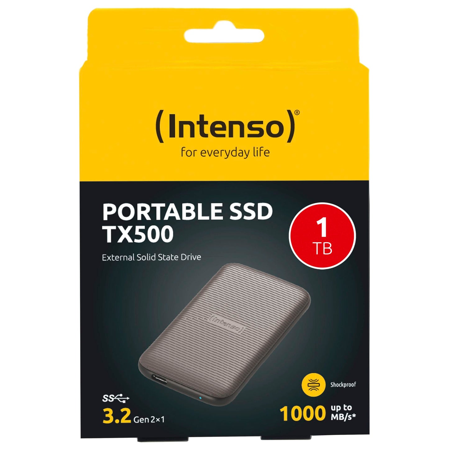Intenso externe SSD TX500 1TB USB 3.2 Gen 2x1 brown