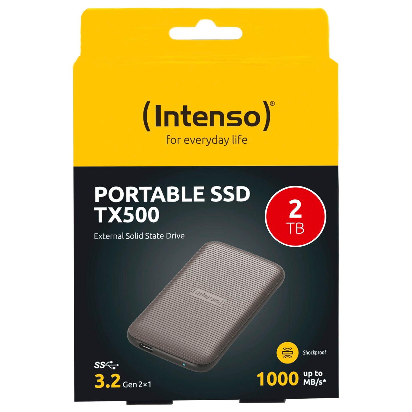 Intenso externe SSD TX500 2TB USB 3.2 Gen 2x1 brown