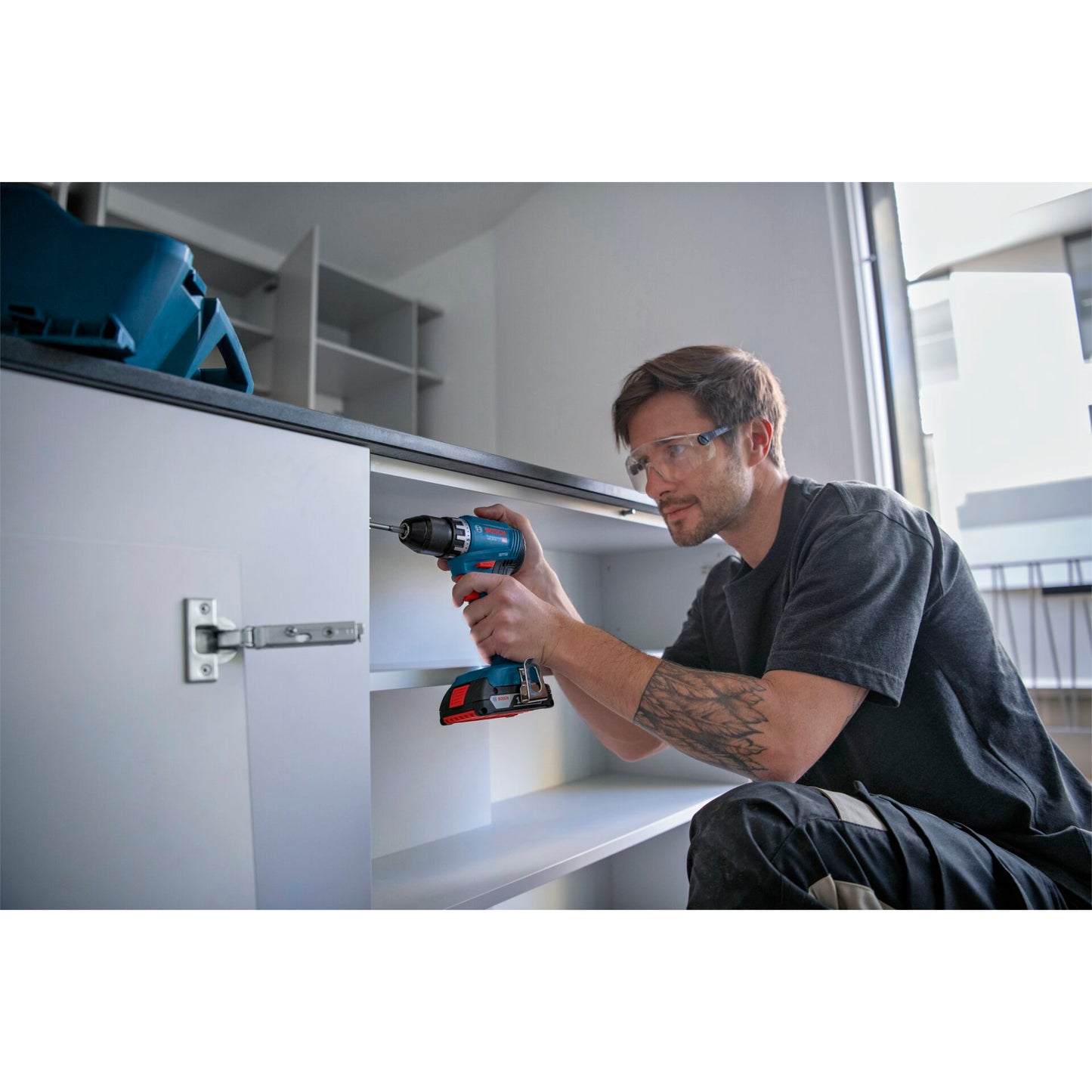 Bosch GSR 18V-45 2x3,0Ah, L-BOXX