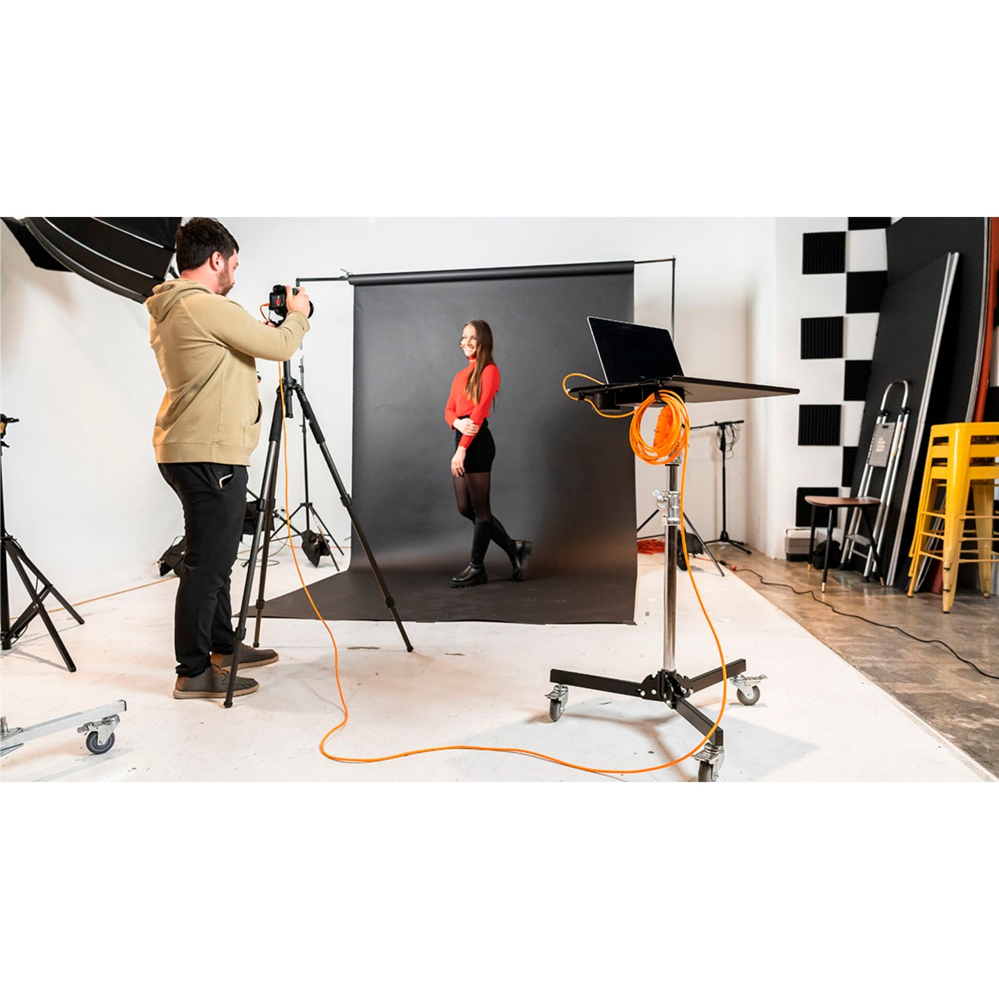 Tether Tools USB-C to C-Cable- system 9,40m orange