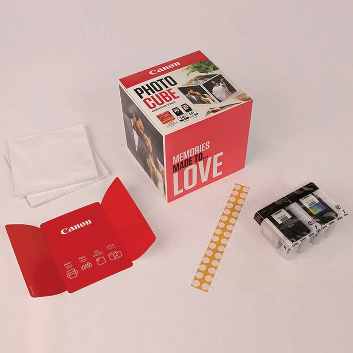 Canon PG-540 / CL-541 Photo Cube Creative Pack White Pink