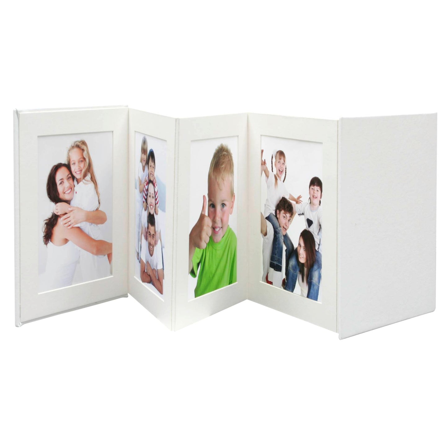 Deknudt Leporello white 8x10x15 8 photos              A66DC1 8PH