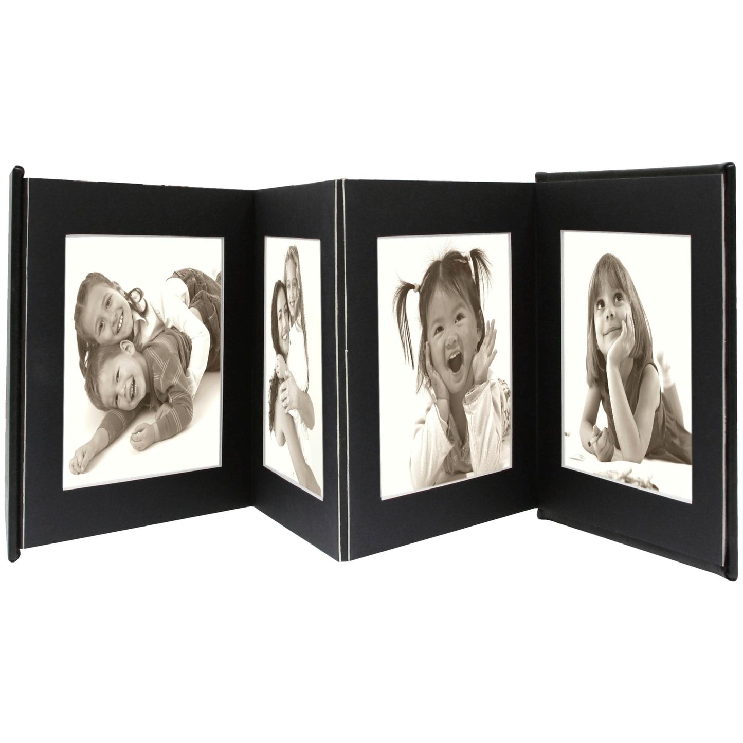 Deknudt Leporello black 8x13x18 8 photos A66DC2 8PH