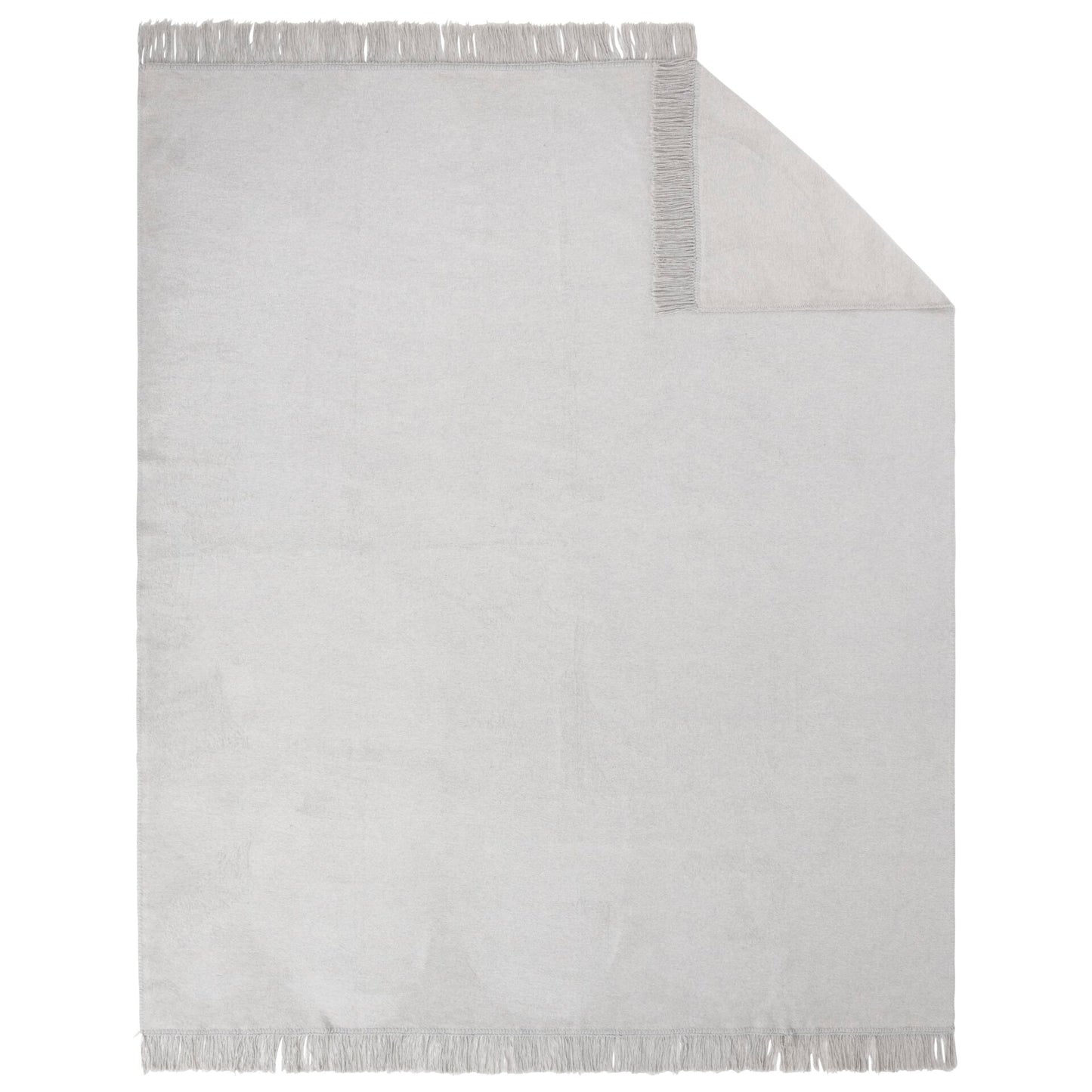 Ibena Uni Blanket Braga silver grey 150x200