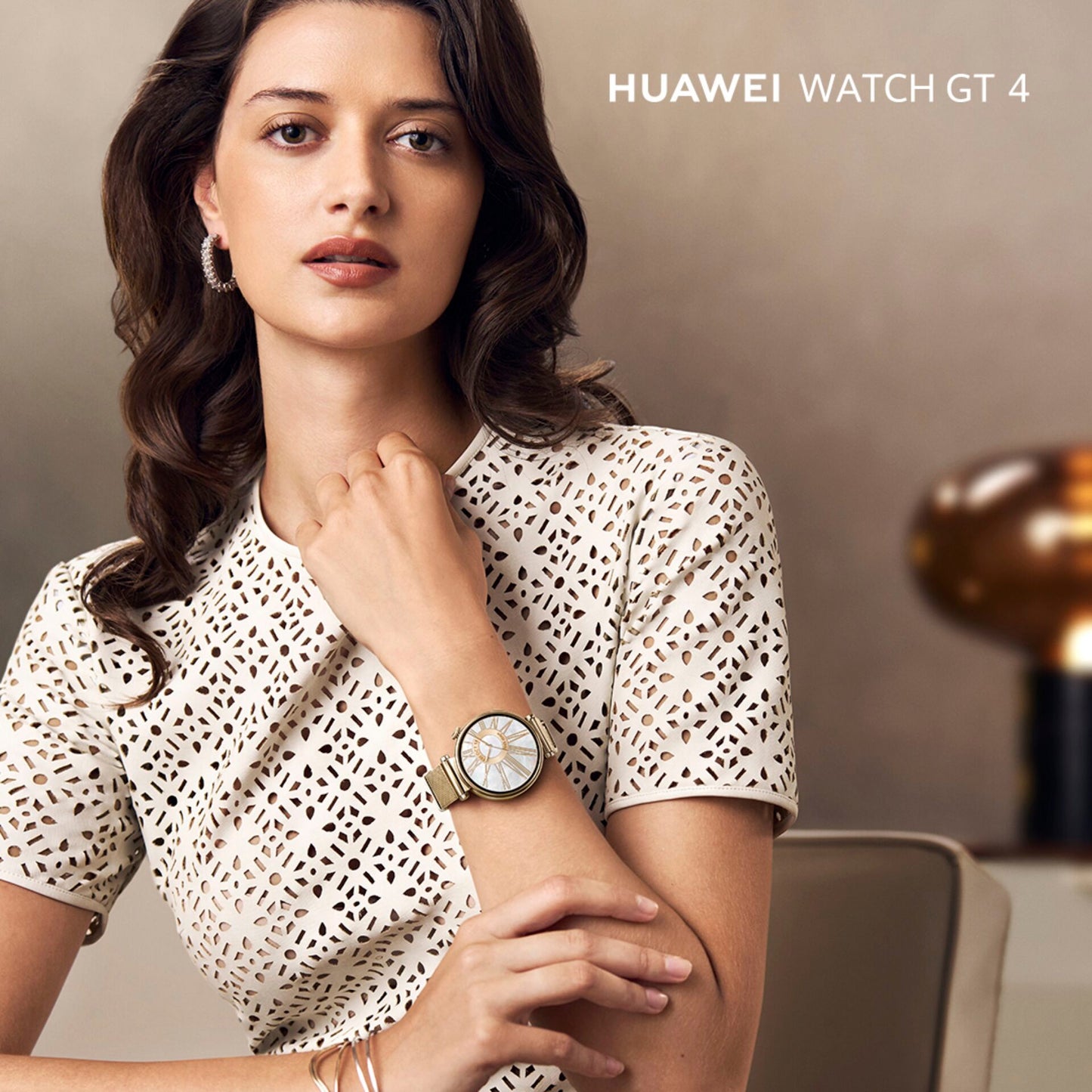HUAWEI Watch GT4 (41mm) gold stainless steel/gold