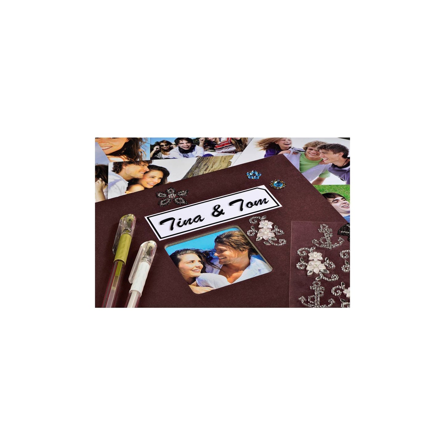 Hama Fine Art Wire-O bordeaux 36x32 50 black Pages 090144