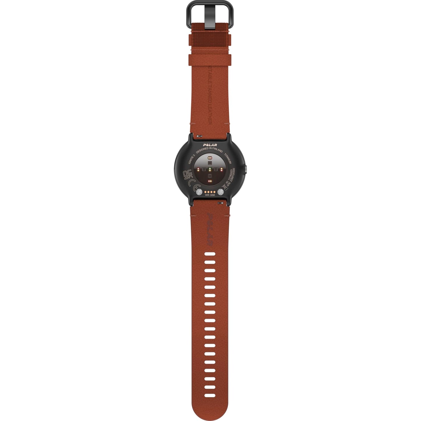 Polar Ignite 3 Titanium Leather- and Silicone Band