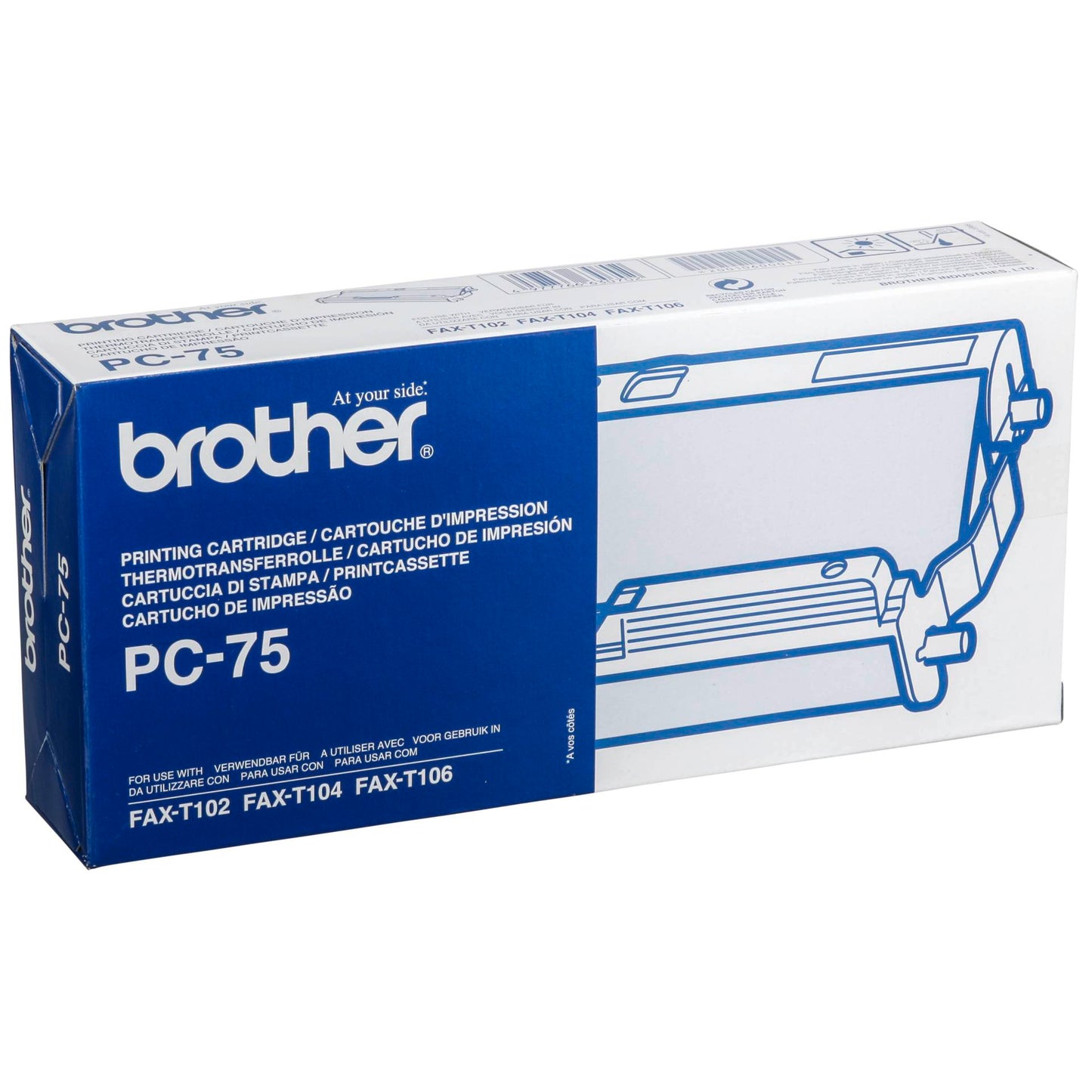 Brother PC-75 with Thermal Transfer Ribbon