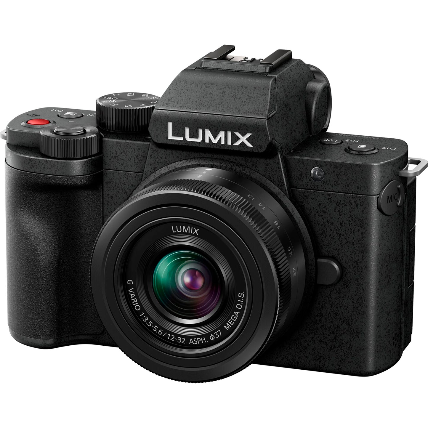 Panasonic Lumix DC-G100D black + H-FS 12-32 + DMW-SHGR2