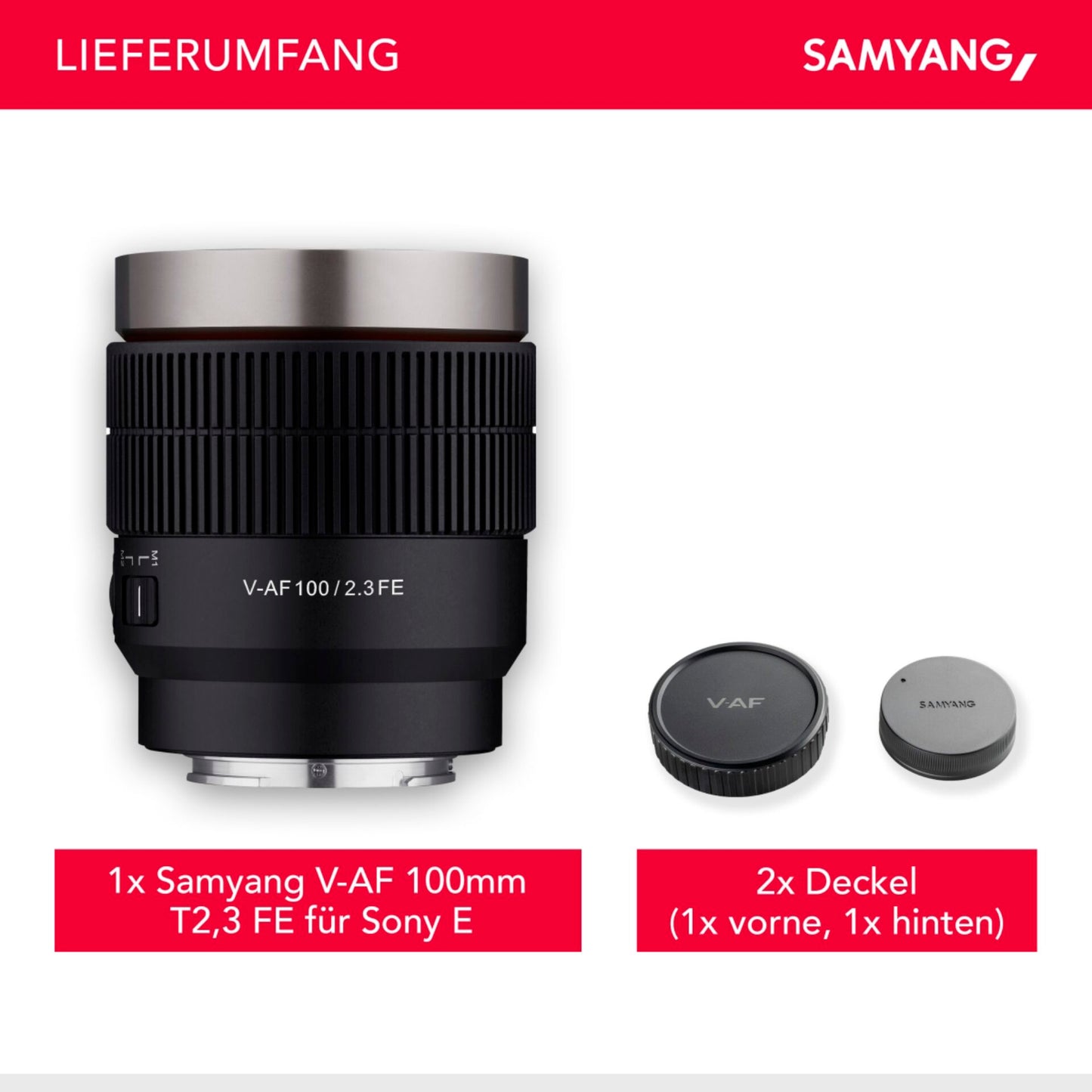 Samyang V-AF T 2,3/100 FE Sony E