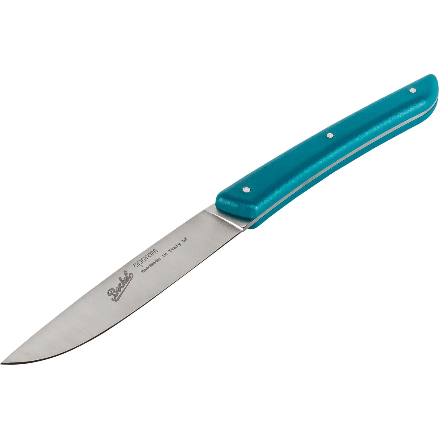 Berkel steak knife set 4-pcs. Color petrol blue