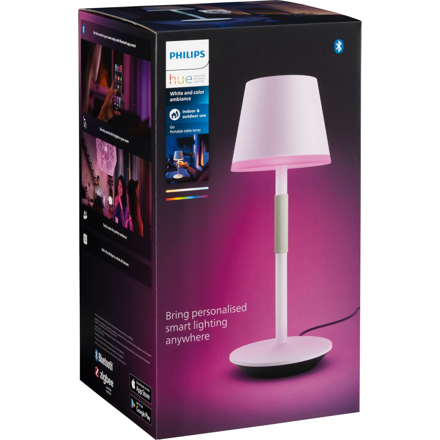 Philips Hue Go Table Lamp white White Color Ambiance Battery