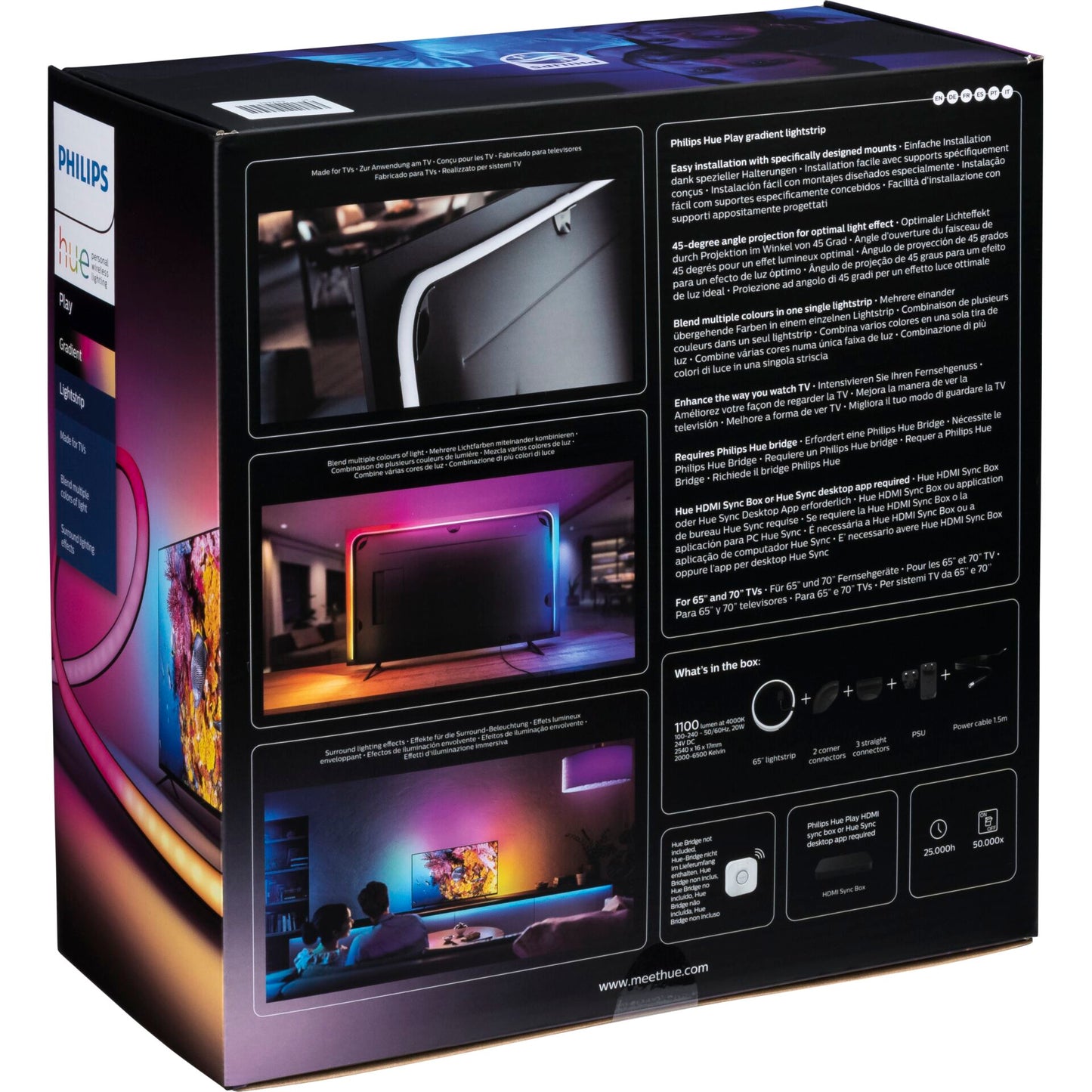 Philips Hue Play Gradient LED Lightstrip TV 65 Inch