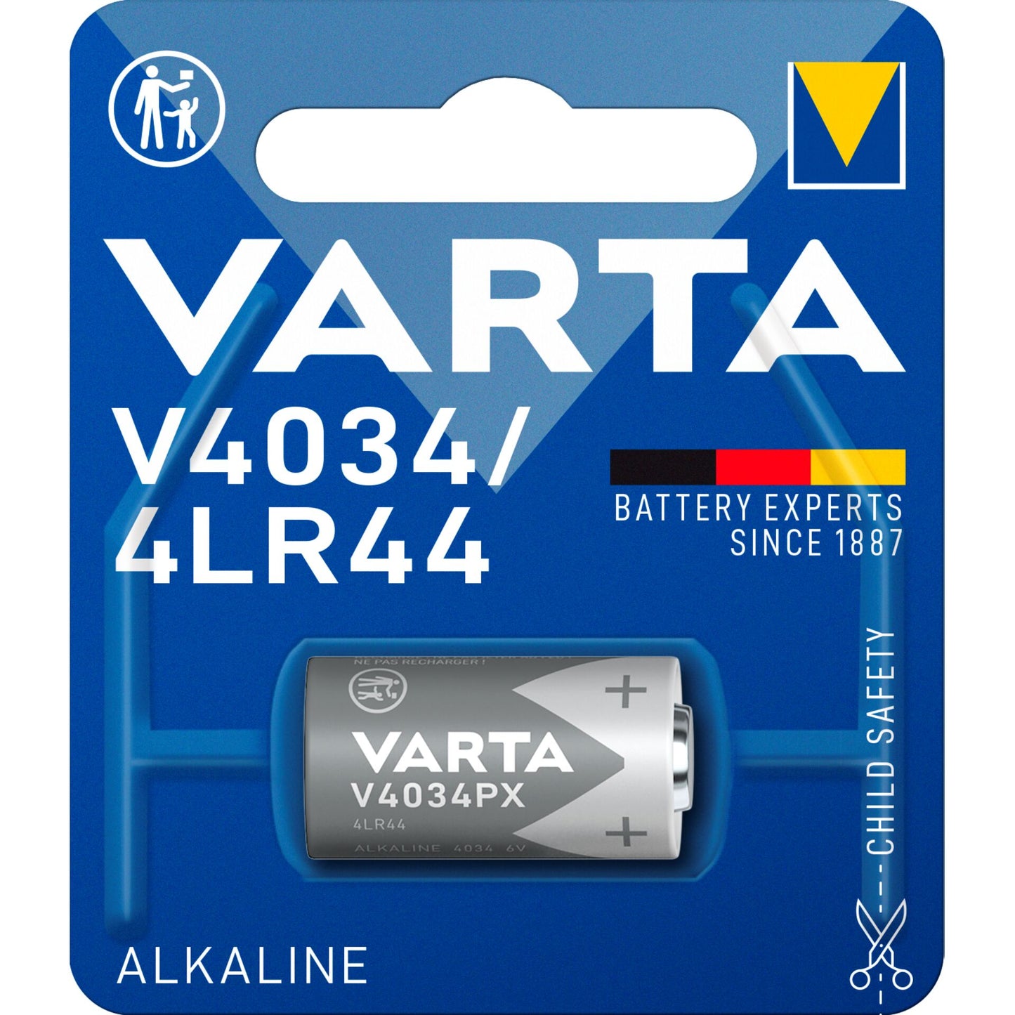 1 Varta electronic V4034PX 4LR44 6V Alkaline Special 04034101401