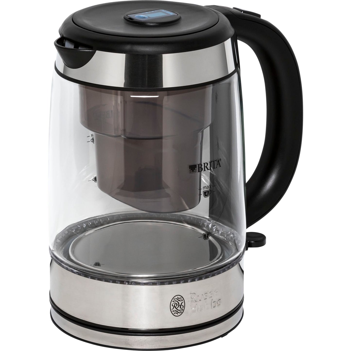 Russell Hobbs 20760-57 Clarity WaterKettle Stainless Steel/Glas