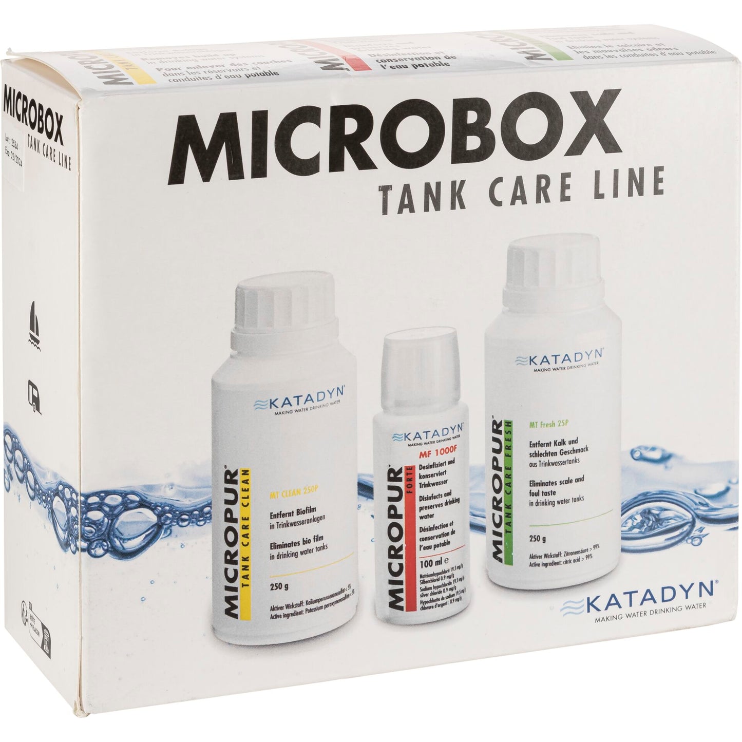 Katadyn Micropur Tank Care Line Box Tank Care