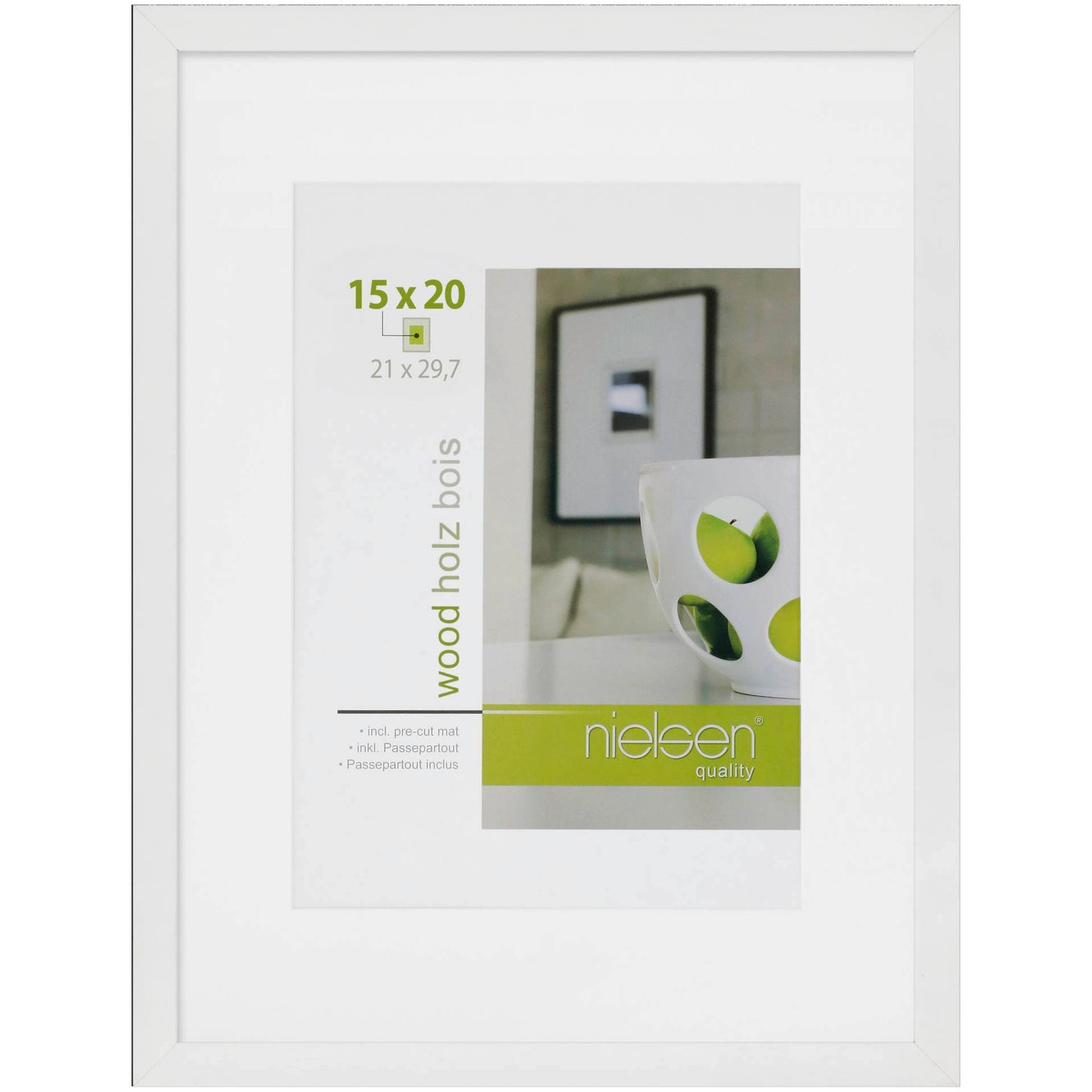 Nielsen Apollon white 21x29,7 Wood DIN A4 8988047