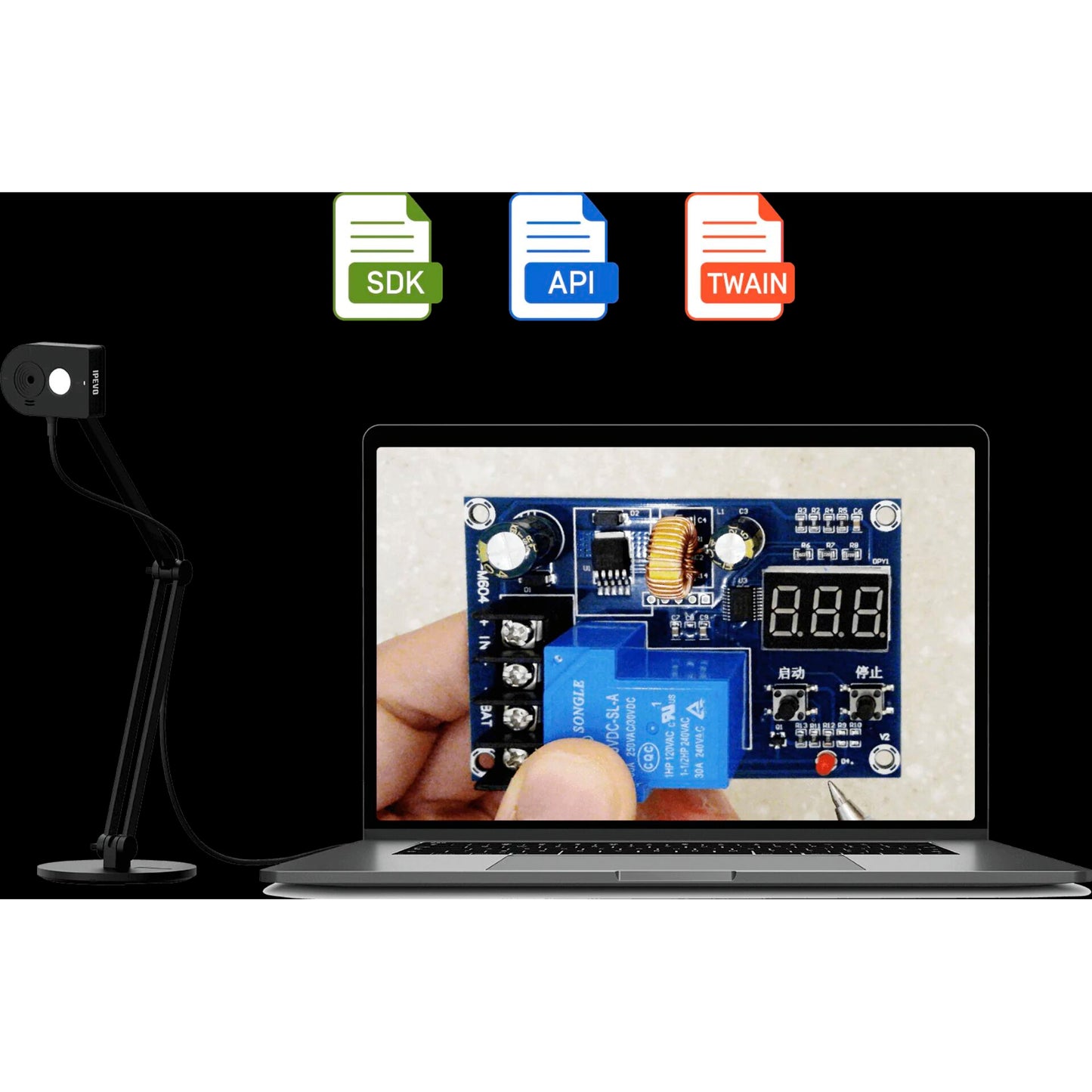 IPEVO MP-8M with Mount and Clamp