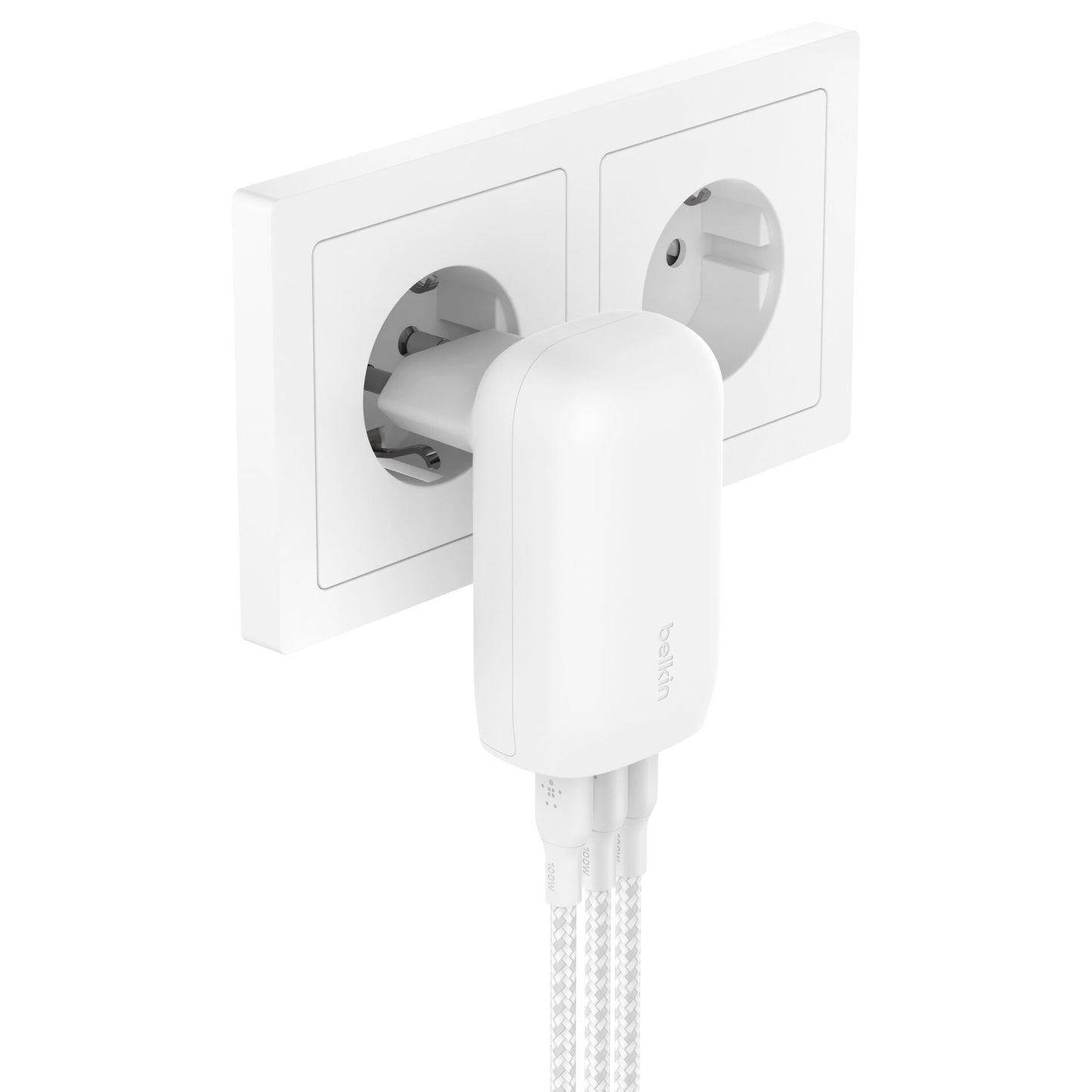Belkin BOOST Charge USB-C 67W 3 x USB-C, PPS, white WCC002vfWH