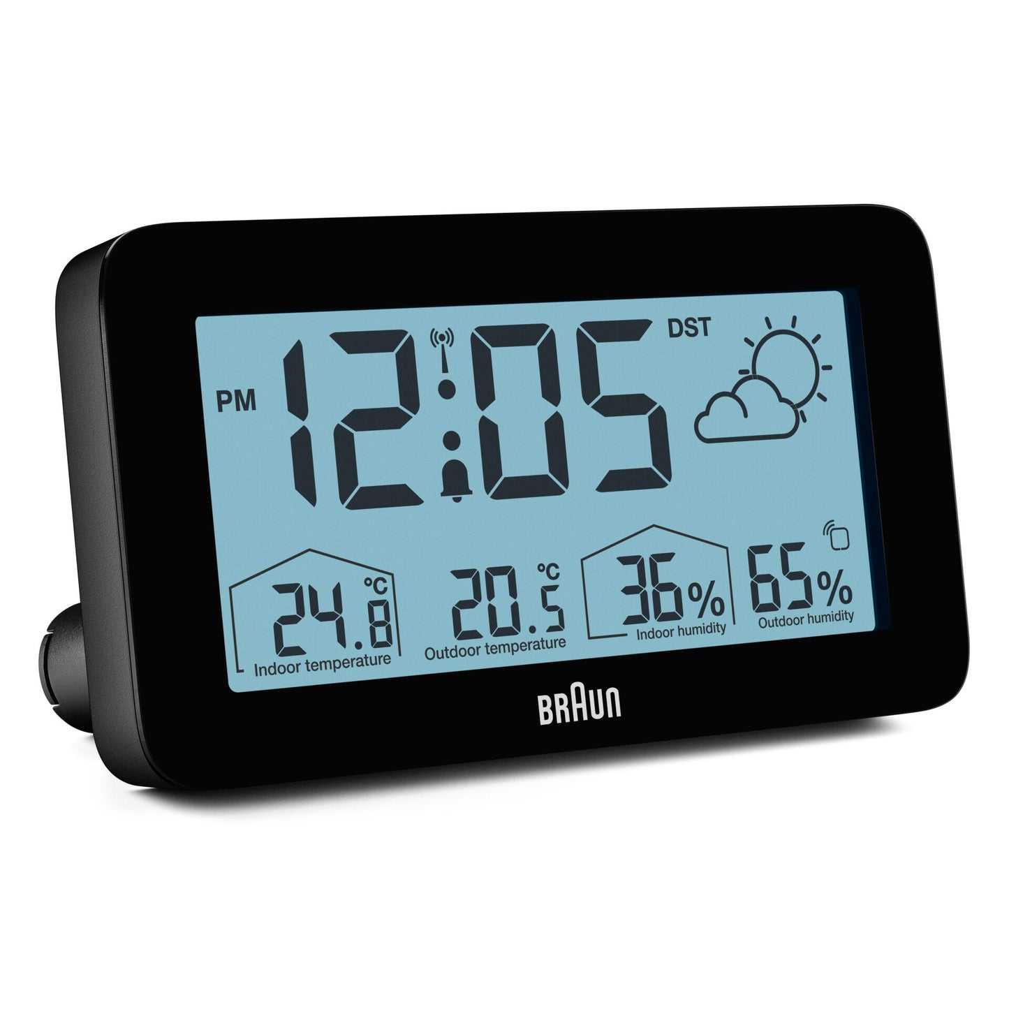 Braun BC 13 BP DCF Radio Weather Station black