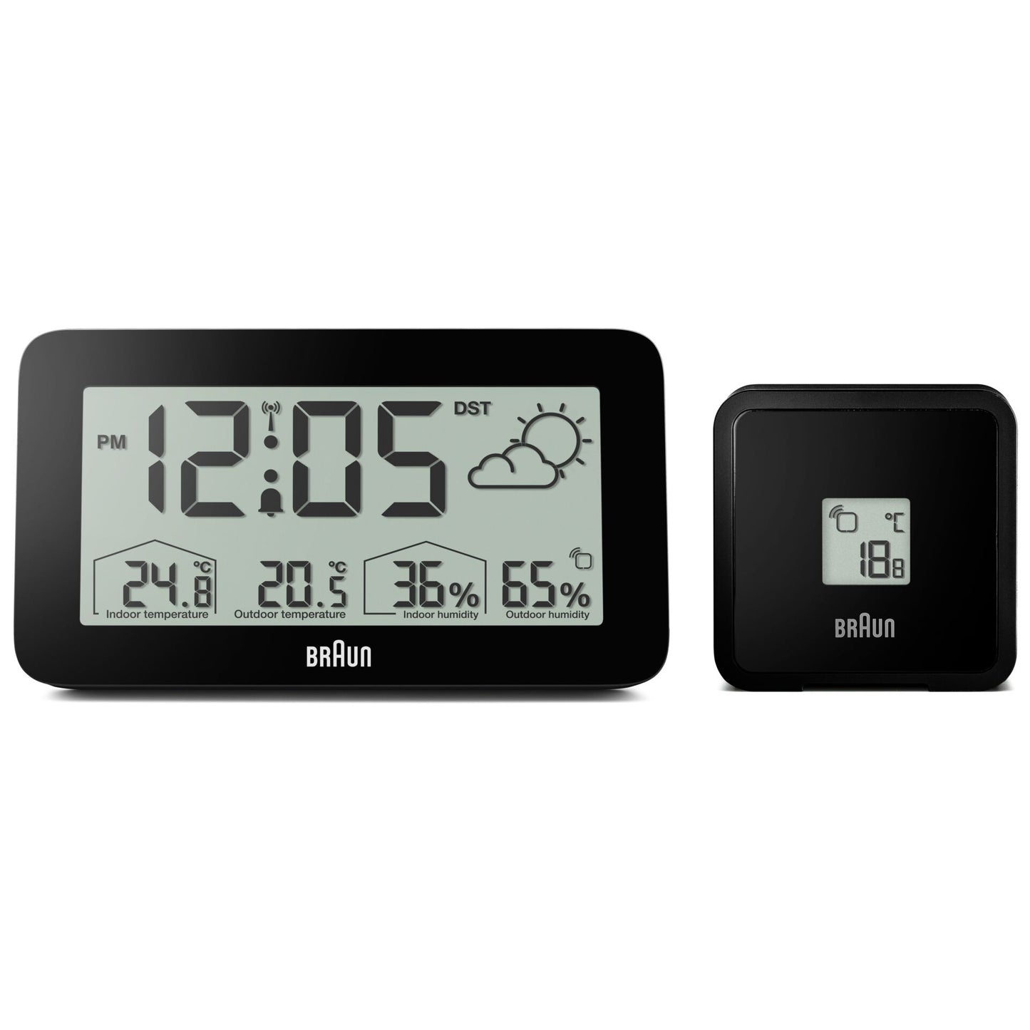 Braun BC 13 BP DCF Radio Weather Station black