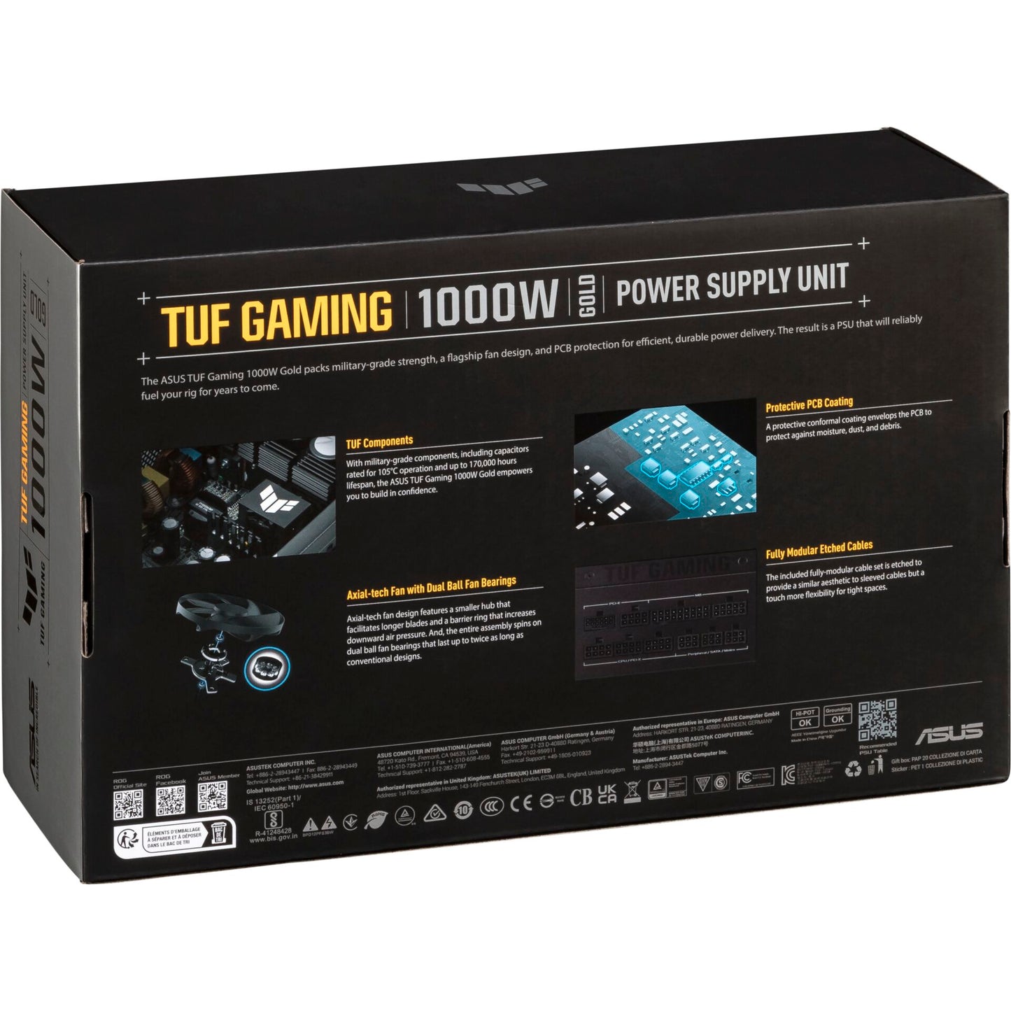 Asus Power Supply TUF Gaming 1000W gold