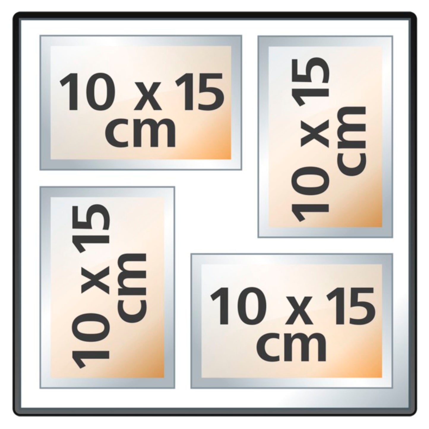 Hama Jumbo Singo II 30x30 400 Photos 10x15 Cotton 7628