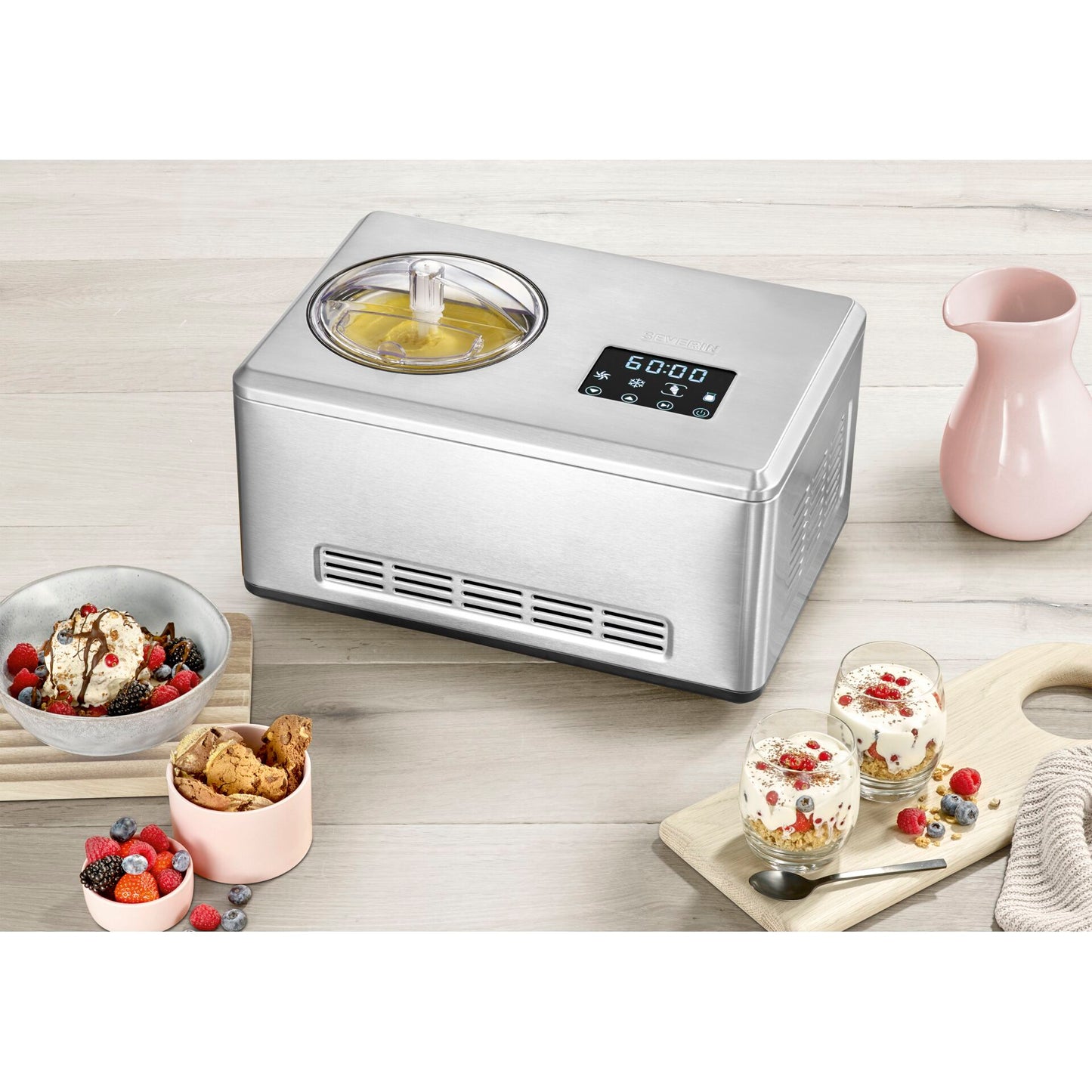 Severin EZ 7406 2-in-1 Ice Cream Maker w. Yogurt funct.