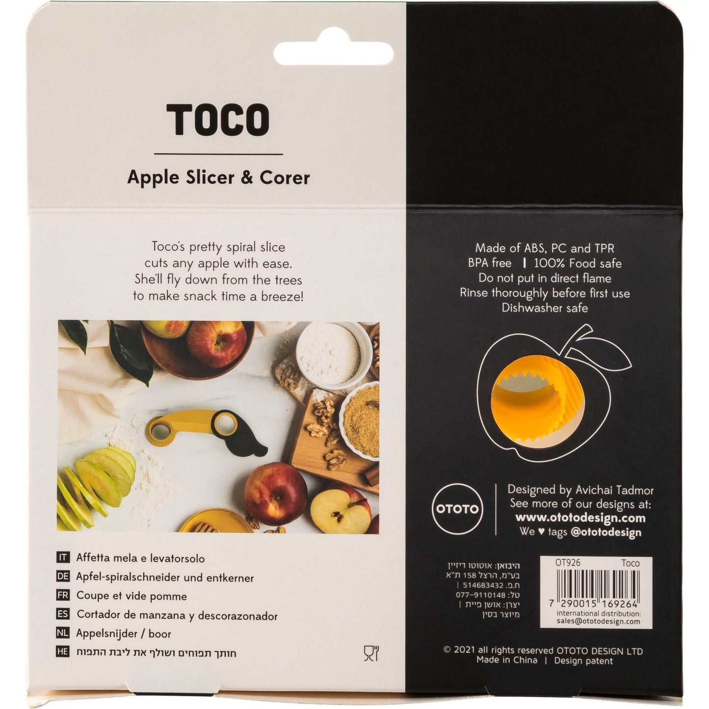 OTOTO Toco Apple Slicer & Corer