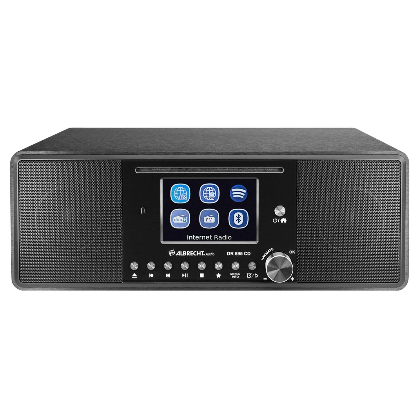 Albrecht DR 895 CD Hybrid Radio black