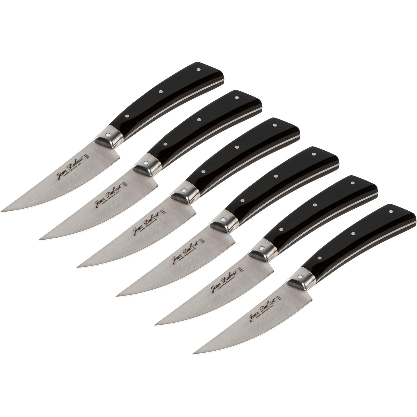 Laguiole Jean Dubost Steak Knife Set 6 pcs., Acrylic