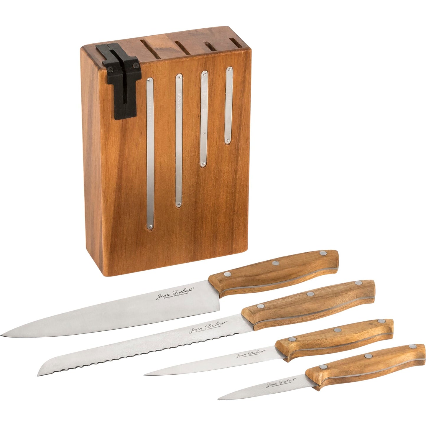 Laguiole Jean Dubost Knives block 4 pcs.