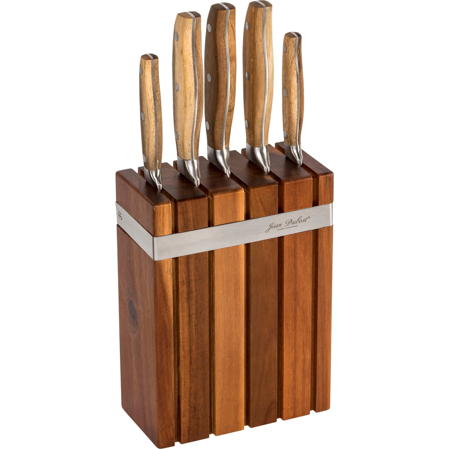 Laguiole Jean Dubost Knife Block 5 pcs.