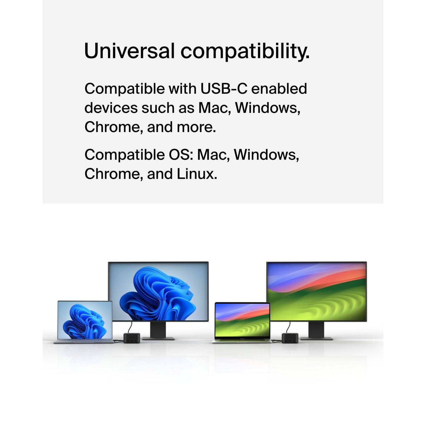 Belkin CONNECT USB-C 6-in-1 Core GaN (130W) 96W PD INC018vfBK