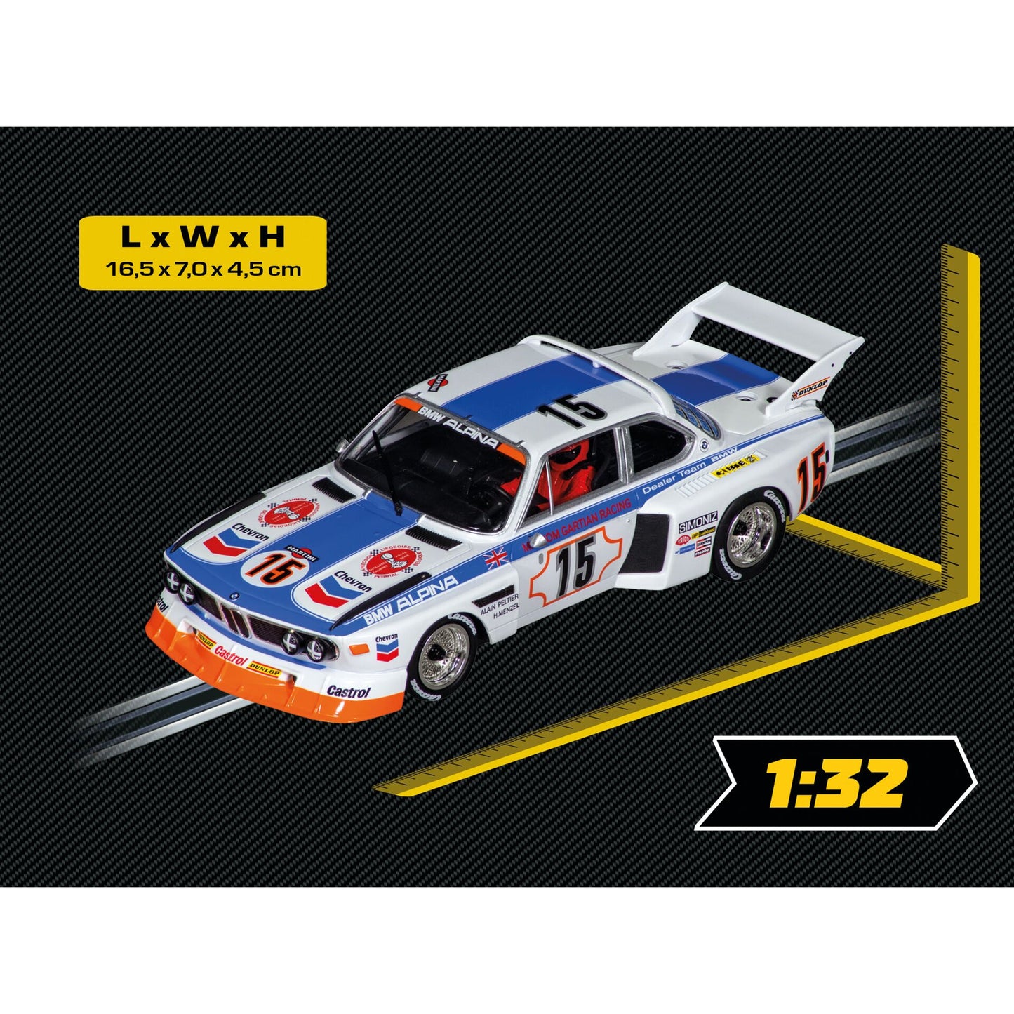 Carrera Digital 132 20032028 BMW 3.5 CSL No.15
