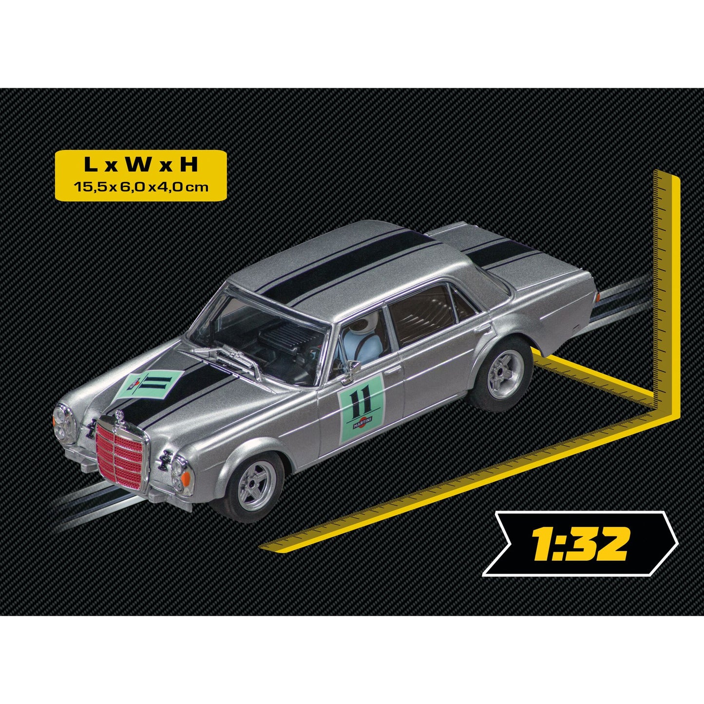 Carrera Digital 132 20031088 Mercedes-Benz 300 SEL6.3 No.11