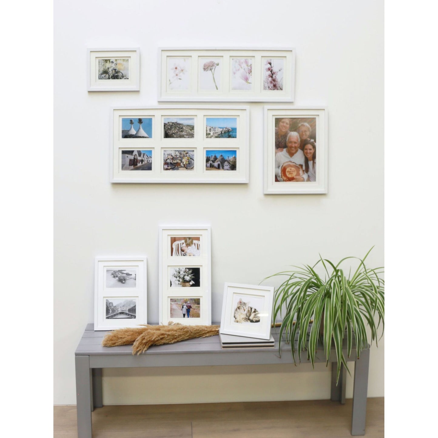 Deknudt S65KK1 white 6x10x15 Wood Gallery double Passepartout