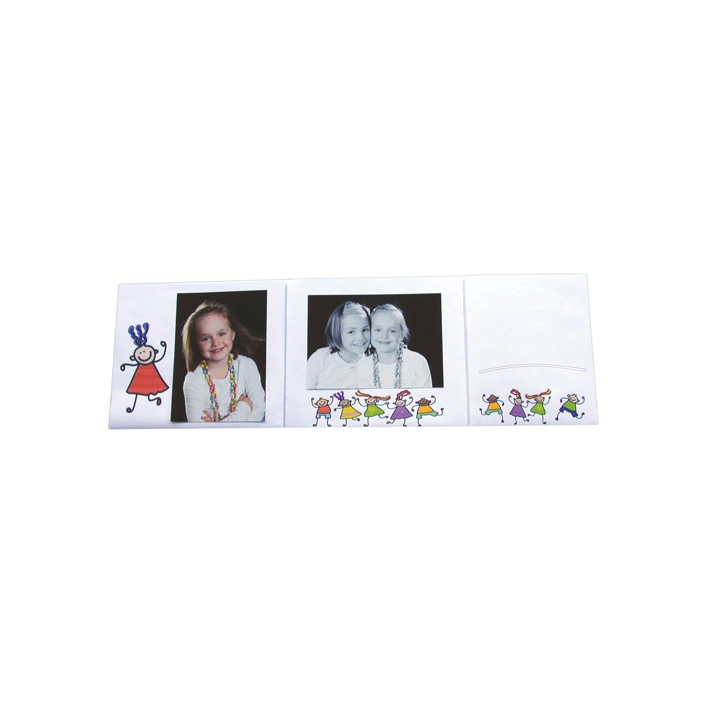 1x25 Daiber Stick Figure 13x18cm Kids Portrait Fold.13326